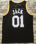 NBA 01 Jack Hoston rockets Maillot noir imprimé